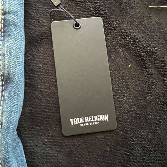 Men's True Religion Relaxed Skinny Jeans Caspien Sea Medium Wash - Picture 10 of 11